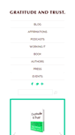 Mobile Screenshot of gratitudeandtrust.com